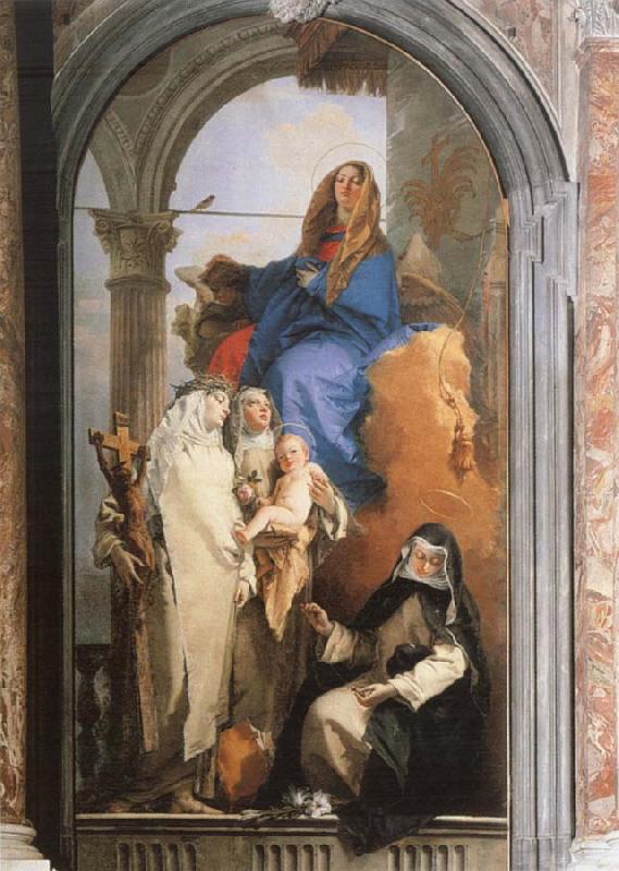 Giovanni Battista Tiepolo Pala delle Tre Sante Germany oil painting art